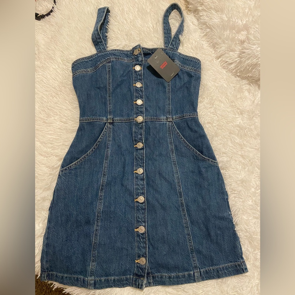 NWT Levi’s denim mini dress